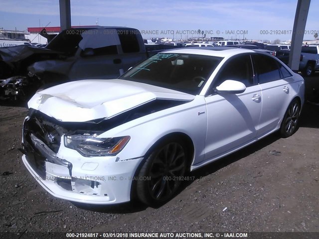 WAUHGAFC5CN118958 - 2012 AUDI A6 PRESTIGE თეთრი ფოტო 2