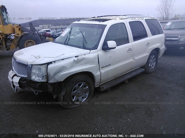 1GYEK63N85R270584 - 2005 CADILLAC ESCALADE LUXURY თეთრი ფოტო 2