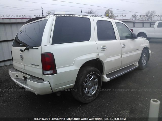 1GYEK63N85R270584 - 2005 CADILLAC ESCALADE LUXURY WHITE photo 4