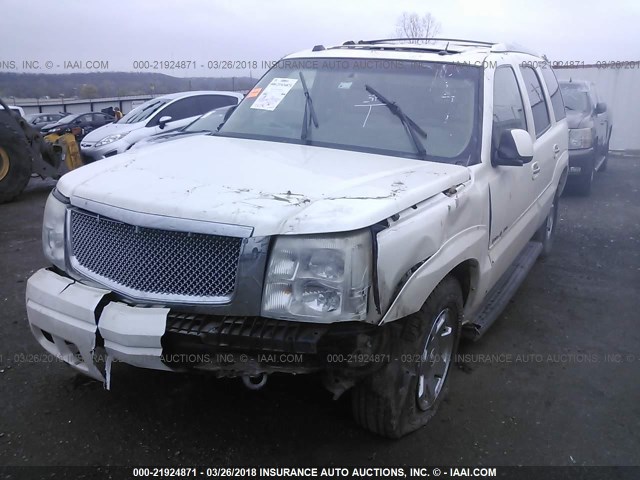 1GYEK63N85R270584 - 2005 CADILLAC ESCALADE LUXURY თეთრი ფოტო 6