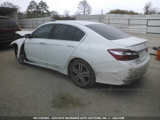 1HGCR2F52GA113908 - 2016 HONDA ACCORD SPORT 白色 照片 3