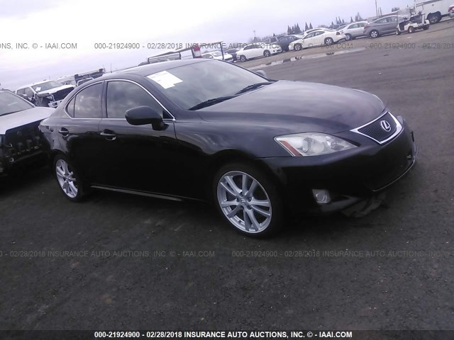 JTHBE262662004659 - 2006 LEXUS IS 350 BLACK photo 1