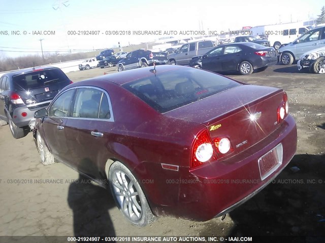1G1ZK57B99F235845 - 2009 CHEVROLET MALIBU LTZ 栗色 照片 3