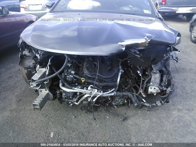 1C3CCCDG0FN523466 - 2015 CHRYSLER 200 S GRAY photo 6