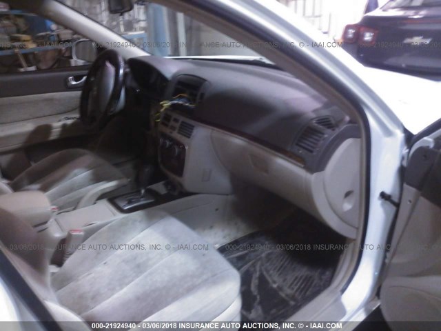 5NPEU46F47H229601 - 2007 HYUNDAI SONATA SE/LIMITED WHITE photo 5