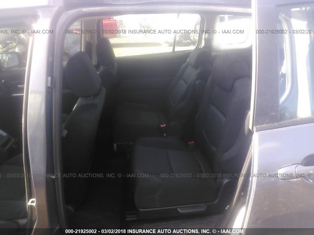 JM1CR29L390345158 - 2009 MAZDA 5 GRAY photo 8