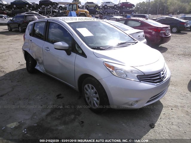 3N1CE2CP5FL401478 - 2015 NISSAN VERSA NOTE S/S PLUS/SV/SL/SR SILVER photo 1