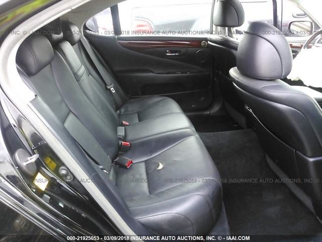 JTHGL46F385031734 - 2008 LEXUS LS 460L BLACK photo 8