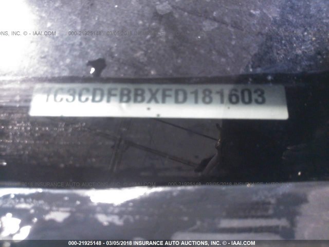 1C3CDFBBXFD181603 - 2015 DODGE DART SXT BLACK photo 9