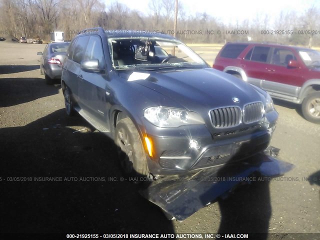5UXZV4C58CL986094 - 2012 BMW X5 XDRIVE35I GRAY photo 1
