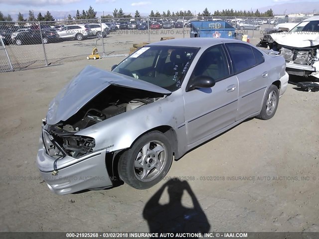 1G2NW52E74C229746 - 2004 PONTIAC GRAND AM GT SILVER photo 2