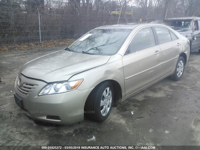 4T1BE46K19U351494 - 2009 TOYOTA CAMRY SE/LE/XLE GOLD photo 2