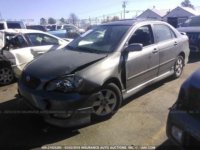 1NXBR32E36Z609041 - 2006 TOYOTA COROLLA CE/LE/S GRAY photo 2