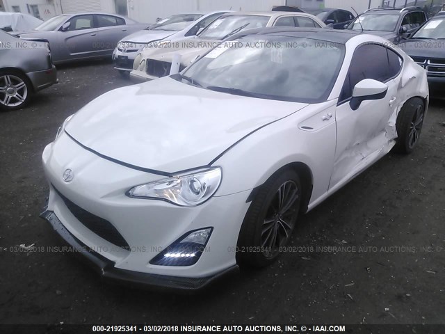 JF1ZNAA10G9707214 - 2016 TOYOTA SCION FR-S თეთრი ფოტო 2