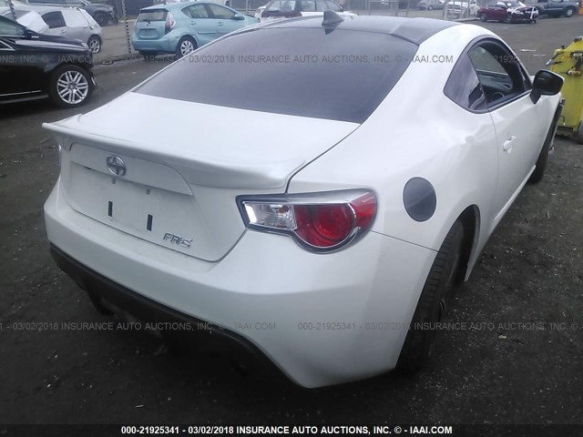 JF1ZNAA10G9707214 - 2016 TOYOTA SCION FR-S თეთრი ფოტო 4