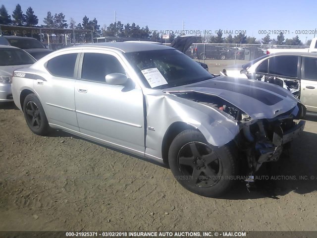 2B3CA3CV3AH309687 - 2010 DODGE CHARGER SXT SILVER photo 1