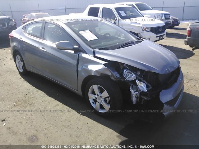 KMHDH4AE4DU581542 - 2013 HYUNDAI ELANTRA GLS/LIMITED GRAY photo 1