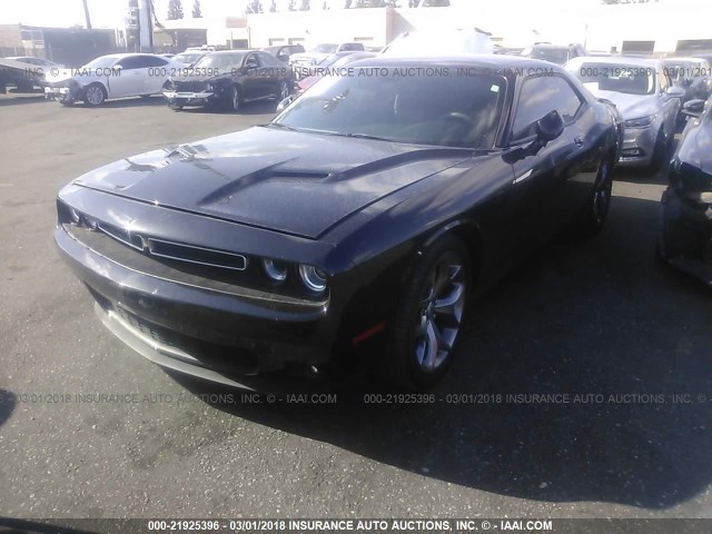 2C3CDZAG4HH503060 - 2017 DODGE CHALLENGER SXT BLACK photo 2