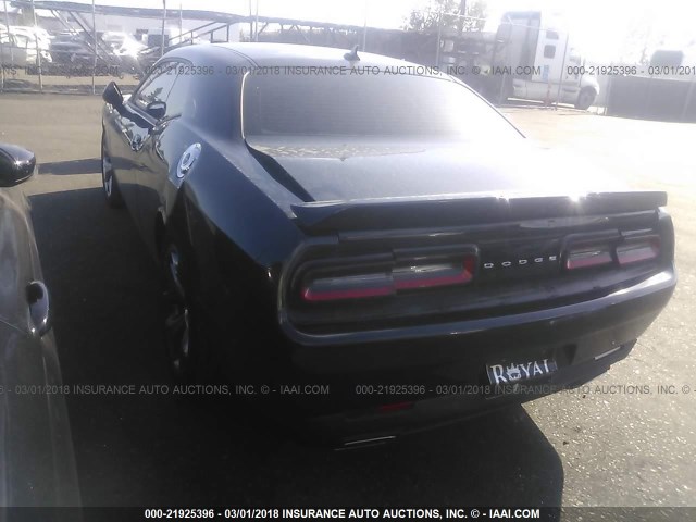 2C3CDZAG4HH503060 - 2017 DODGE CHALLENGER SXT BLACK photo 3