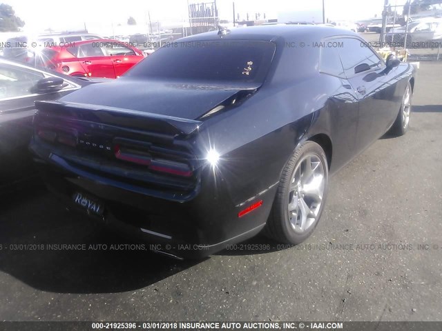 2C3CDZAG4HH503060 - 2017 DODGE CHALLENGER SXT BLACK photo 4