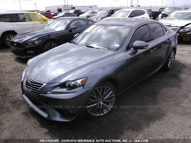 JTHBA1D23G5007253 - 2016 LEXUS IS 200T GRAY photo 2