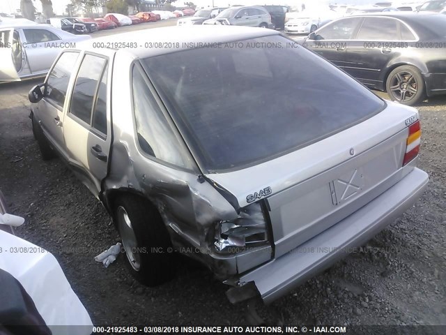 YS3CL55M4N1001272 - 1992 SAAB 9000 SILVER photo 3