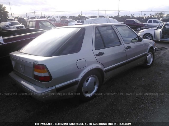 YS3CL55M4N1001272 - 1992 SAAB 9000 SILVER photo 4