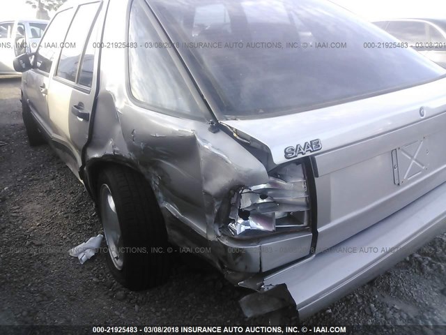 YS3CL55M4N1001272 - 1992 SAAB 9000 SILVER photo 6