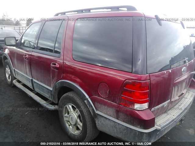 1FMFU16575LA76291 - 2005 FORD EXPEDITION XLT RED photo 3