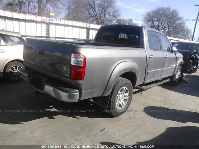 5TBET34164S456789 - 2004 TOYOTA TUNDRA DOUBLE CAB SR5 BROWN photo 4