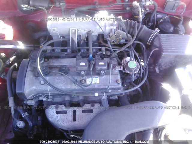 JT2AC52L4T0193783 - 1996 TOYOTA TERCEL STD/DX RED photo 10