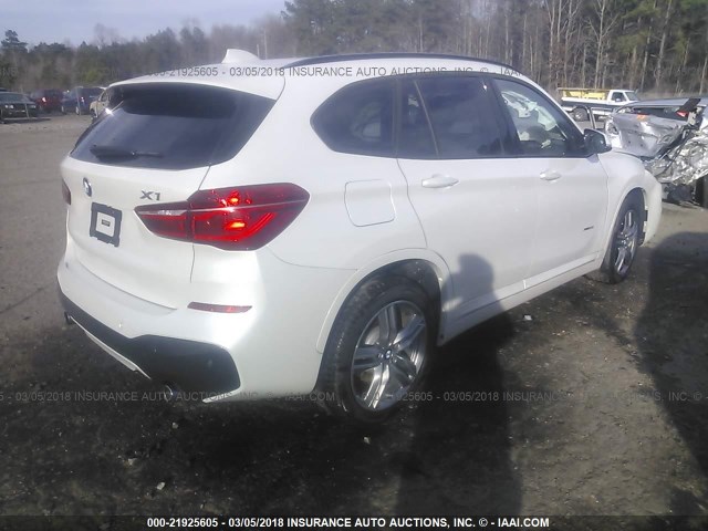 WBXHT3C32G5E47840 - 2016 BMW X1 XDRIVE28I WHITE photo 4