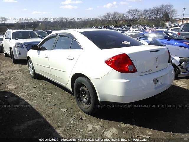 1G2ZF58B674191844 - 2007 PONTIAC G6 VALUE LEADER/BASE WHITE photo 3