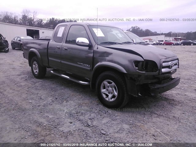 5TBRT34144S455724 - 2004 TOYOTA TUNDRA ACCESS CAB SR5 GRAY photo 1