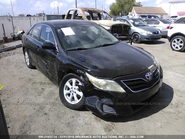 4T1BF3EKXBU130734 - 2011 TOYOTA CAMRY SE/LE/XLE BLACK photo 1