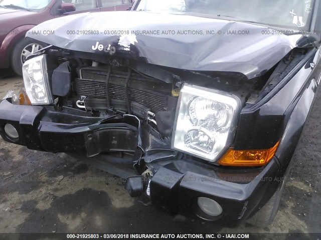 1J4RG4GK8AC161837 - 2010 JEEP COMMANDER SPORT შავი ფოტო 6