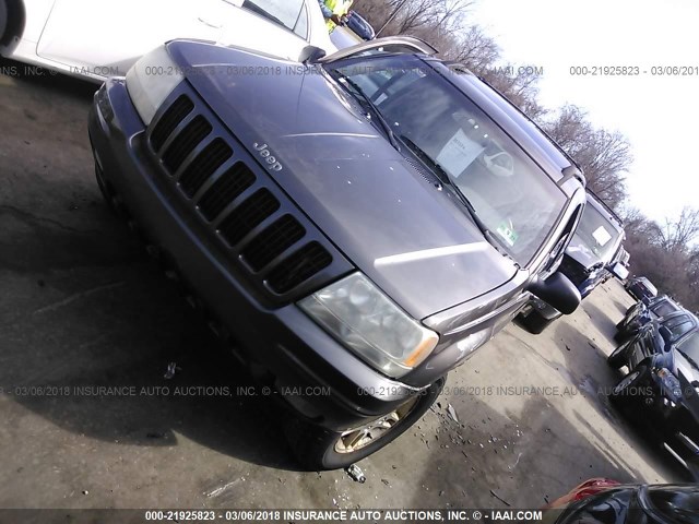 1J4GW58SXYC315912 - 2000 JEEP GRAND CHEROKEE LIMITED BROWN photo 2