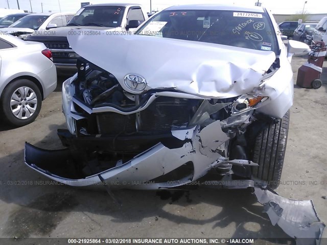 4T3BA3BB9DU045140 - 2013 TOYOTA VENZA LE/XLE SILVER photo 6