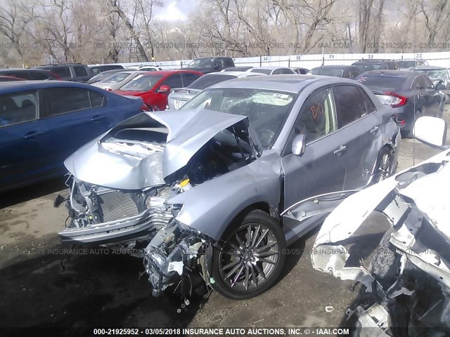 JF1GV7F63EG012927 - 2014 SUBARU IMPREZA WRX SILVER photo 2