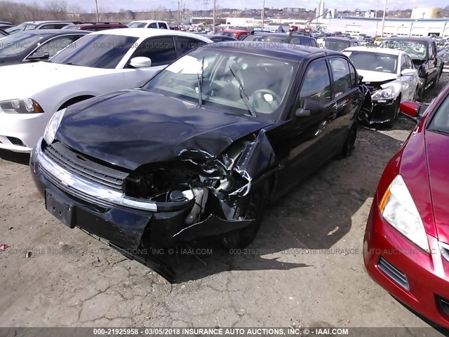 1G1ZS54F24F123291 - 2004 CHEVROLET MALIBU BLACK photo 2