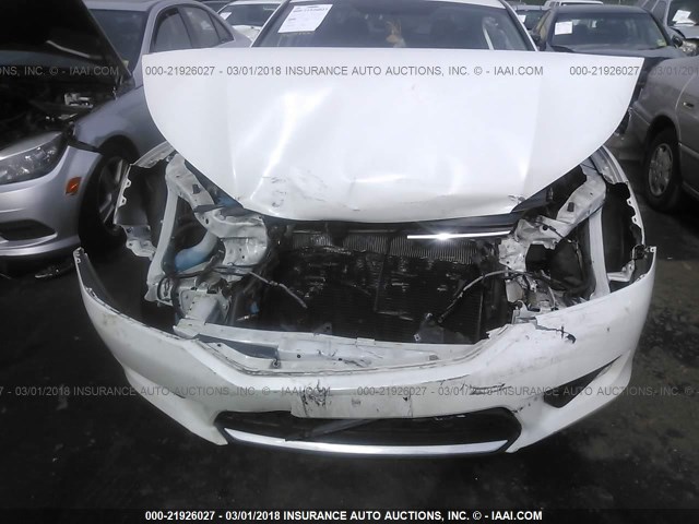 1HGCR2F54FA218870 - 2015 HONDA ACCORD SPORT WHITE photo 6