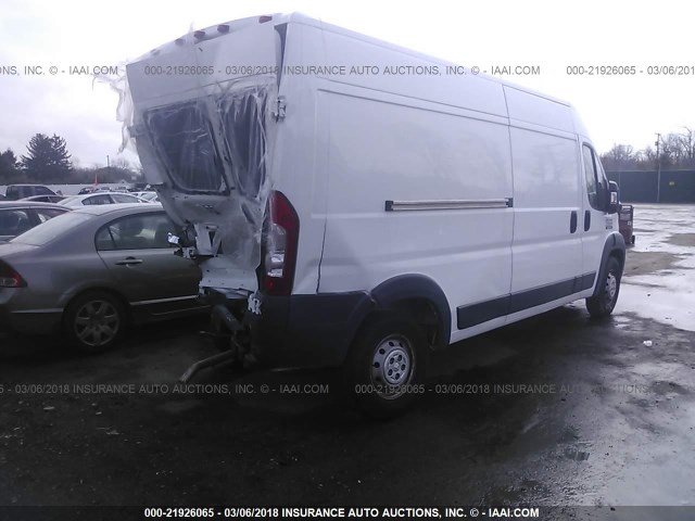3C6TRVDG6HE503307 - 2017 RAM PROMASTER 2500 2500 HIGH WHITE photo 4