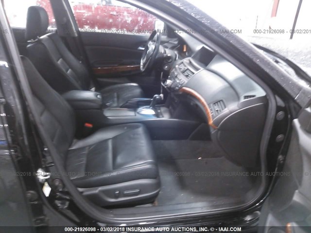 1HGCP3F84BA022900 - 2011 HONDA ACCORD EXL BLACK photo 5