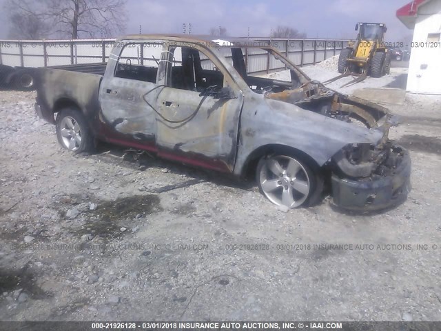 1C6RR6LT3FS639547 - 2015 RAM 1500 SLT MAROON photo 1