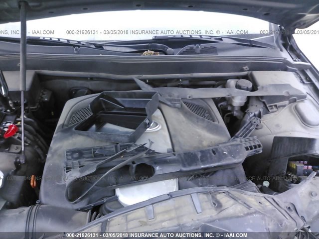 KMHGC46F29U050506 - 2009 HYUNDAI GENESIS 4.6L BLACK photo 10