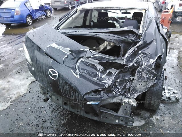 JM1BL1U7XD1793921 - 2013 MAZDA 3 I BLACK photo 6