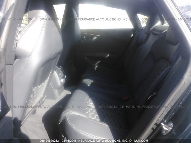 WUAWAAFC6HN903012 - 2017 AUDI RS7 PRESTIGE GRAY photo 8