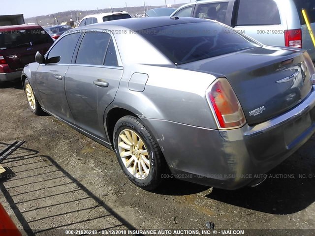 2C3CCAAG7CH142453 - 2012 CHRYSLER 300 灰色 照片 3