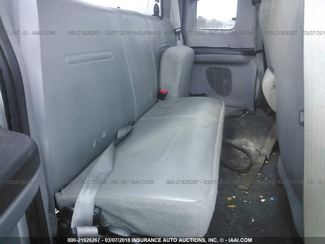 1FTSX21585EB97553 - 2005 FORD F250 SUPER DUTY WHITE photo 8