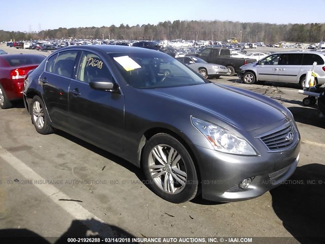 JN1DV6AP9CM812348 - 2012 INFINITI G25 JOURNEY SILVER photo 1